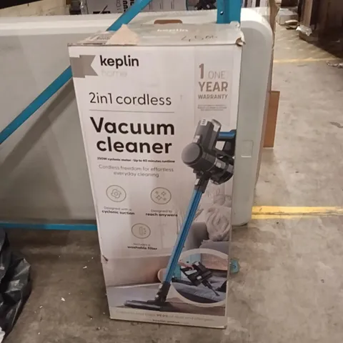 BOXED KEPLIN HOME 2 IN 1 CORDLESS VACUUM CLEANER