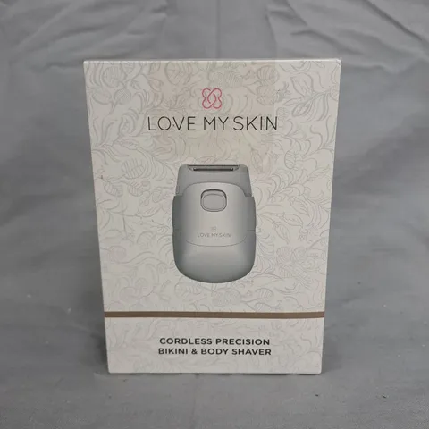 LOVE MY SKIN CORDLESS PRECISION BIKINI & BODY SHAVER – BOXED