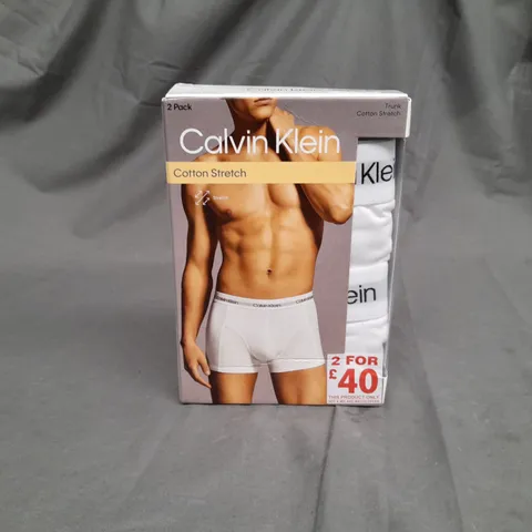BOXED CALVIN KLEIN SET OF 2 TRUNKS - SMALL