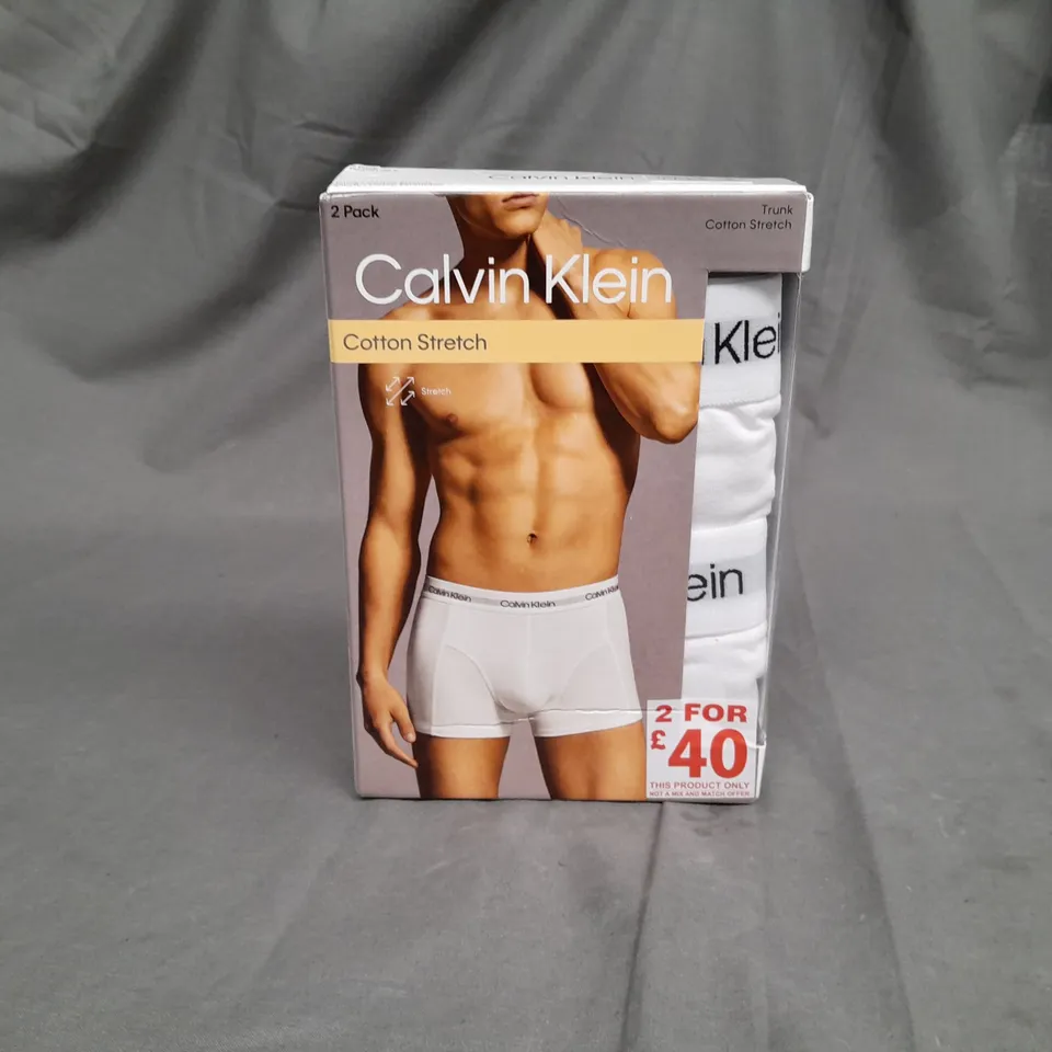 BOXED CALVIN KLEIN SET OF 2 TRUNKS - SMALL