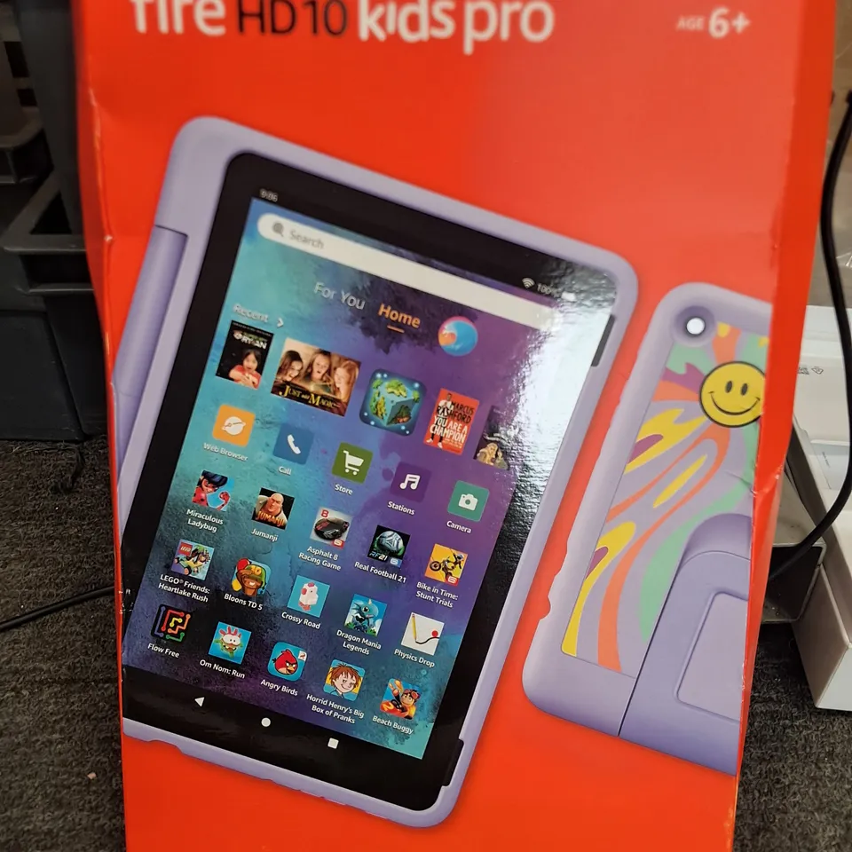 BOXED AMAZON FIRE HD10 KIDS PRO 32GB IN PURPLE