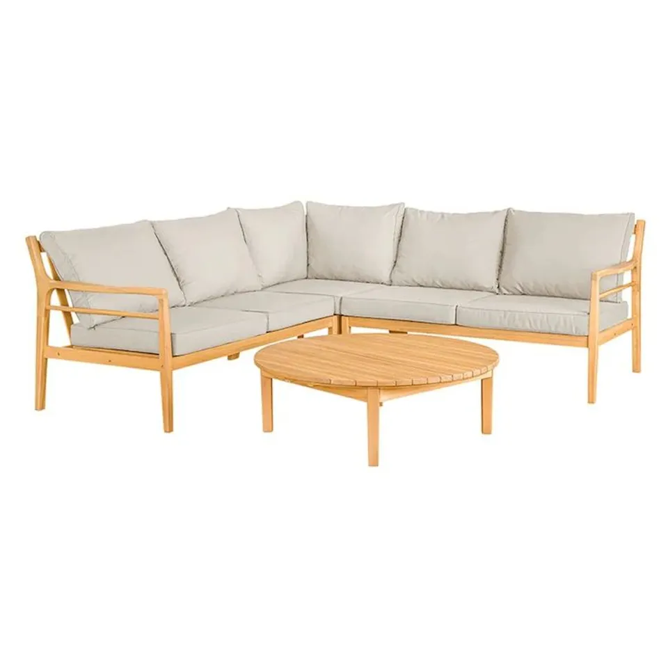 BOXED COTSWOLD NETTLETON CORNER GARDEN LOUNGE SET (4 BOXES)