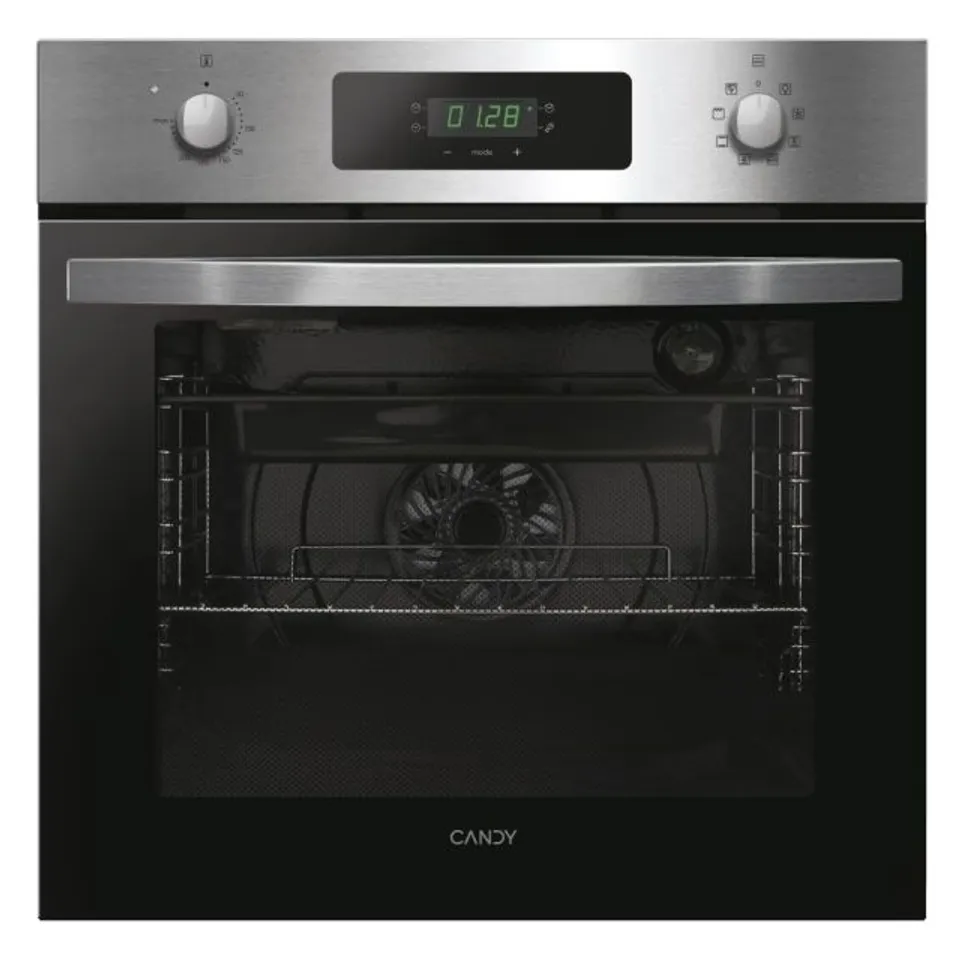 CANDY FIDC X615 IDEA OVEN OVEN, ELECTRICITY, FAN ASSISTED, 70 LITRES, AQUACTIVA, CLASS A+, STAINLESS STEEL, STAINLESS STEEL, W X D X H (MM) 595 X 595 X 568