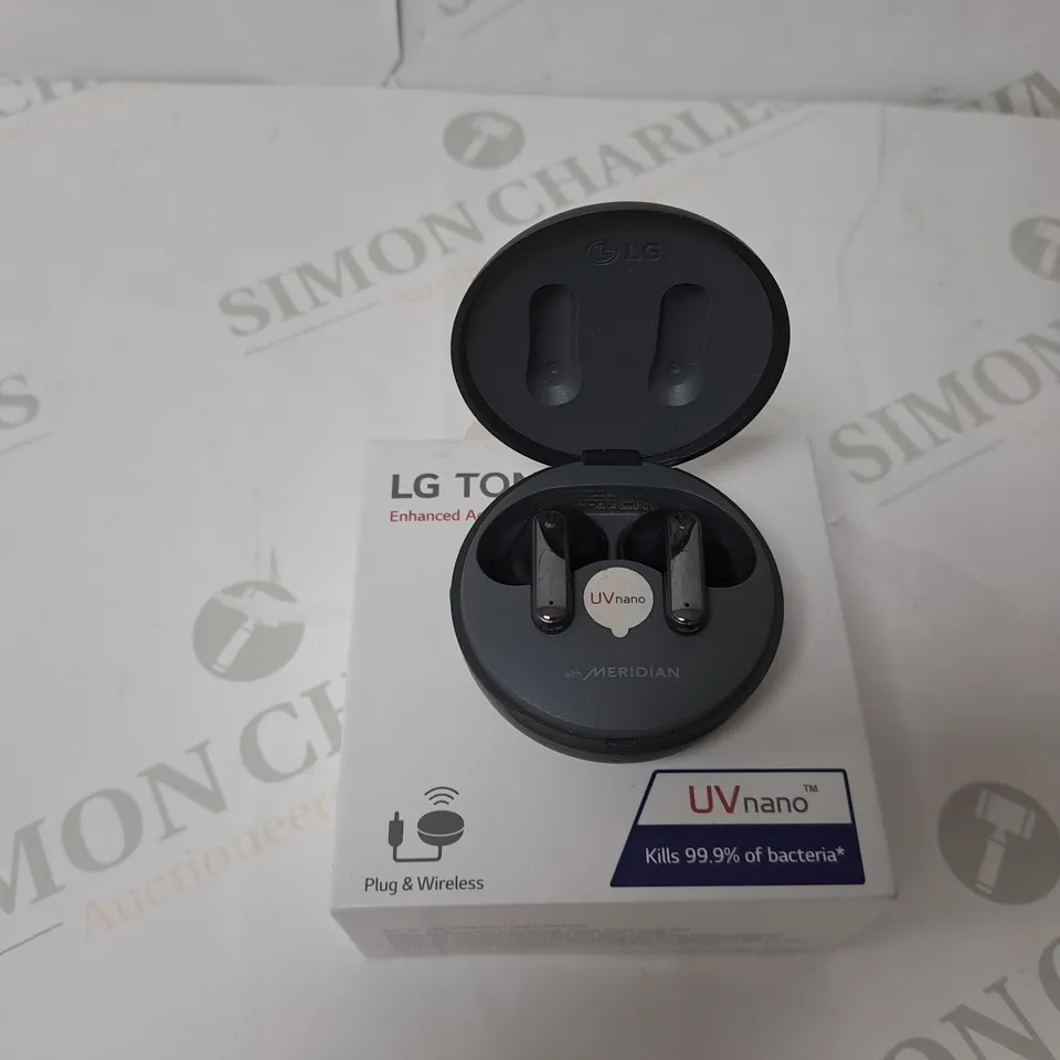 LG TONE free ENHANCED ACTIVE NOISE CANCELLATION UV NANO