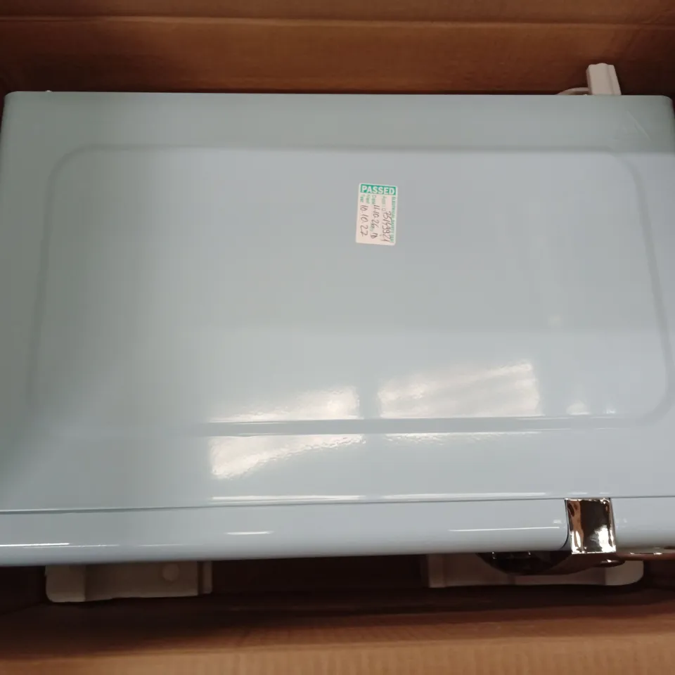 SWAN RETRO MICROWAVE OVEN – SKY BLUE, 800W, (SM22030BLN) - BOXED