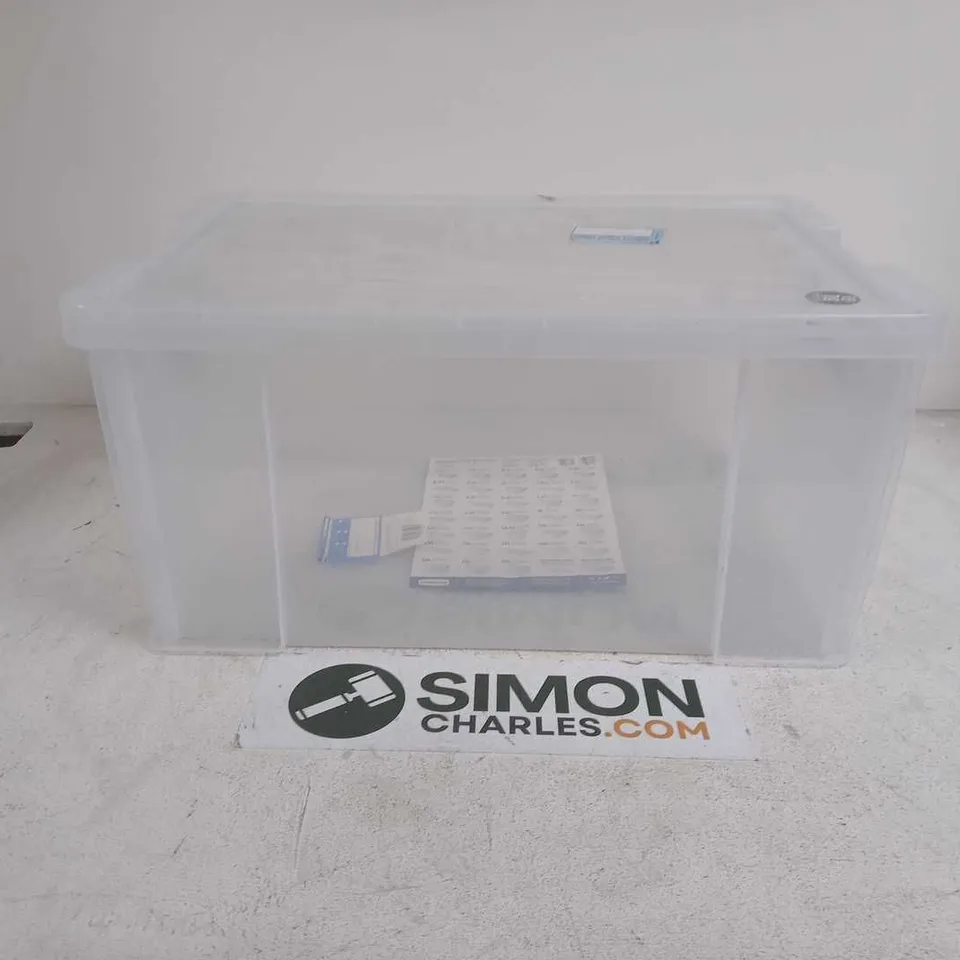 WHITEFUZE 51L STRONG STACKABLE STORAGE BOX