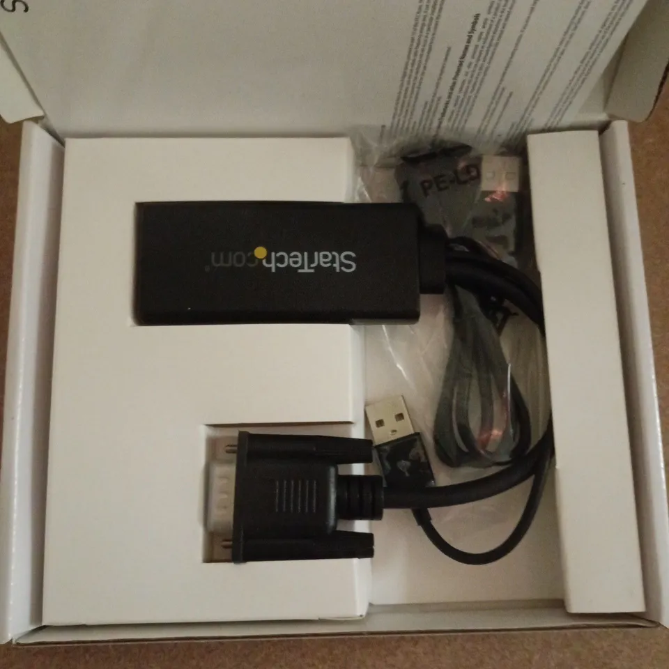 BOXED STARTECH.COM VGA TO HDMI CONVERTER WITH USB POWER