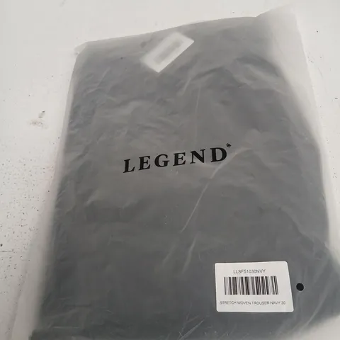LEGEND* STRETCH WOVEN TROUSERS β NAVY, UK SIZE 30