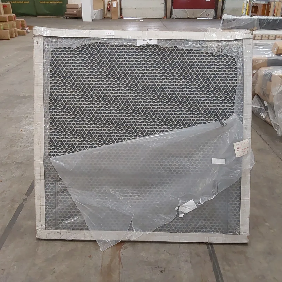 BAGGED WILLOW AND HALL MALMSBURY 150cm KING SIZE FABRIC UPHOLSTERED HEADBOARD 