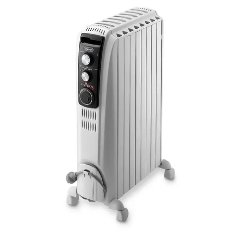 DE'LONGHI DRAGON 4 OIL FILLED RADIATOR 2KW WITH MECHANICAL TIMER