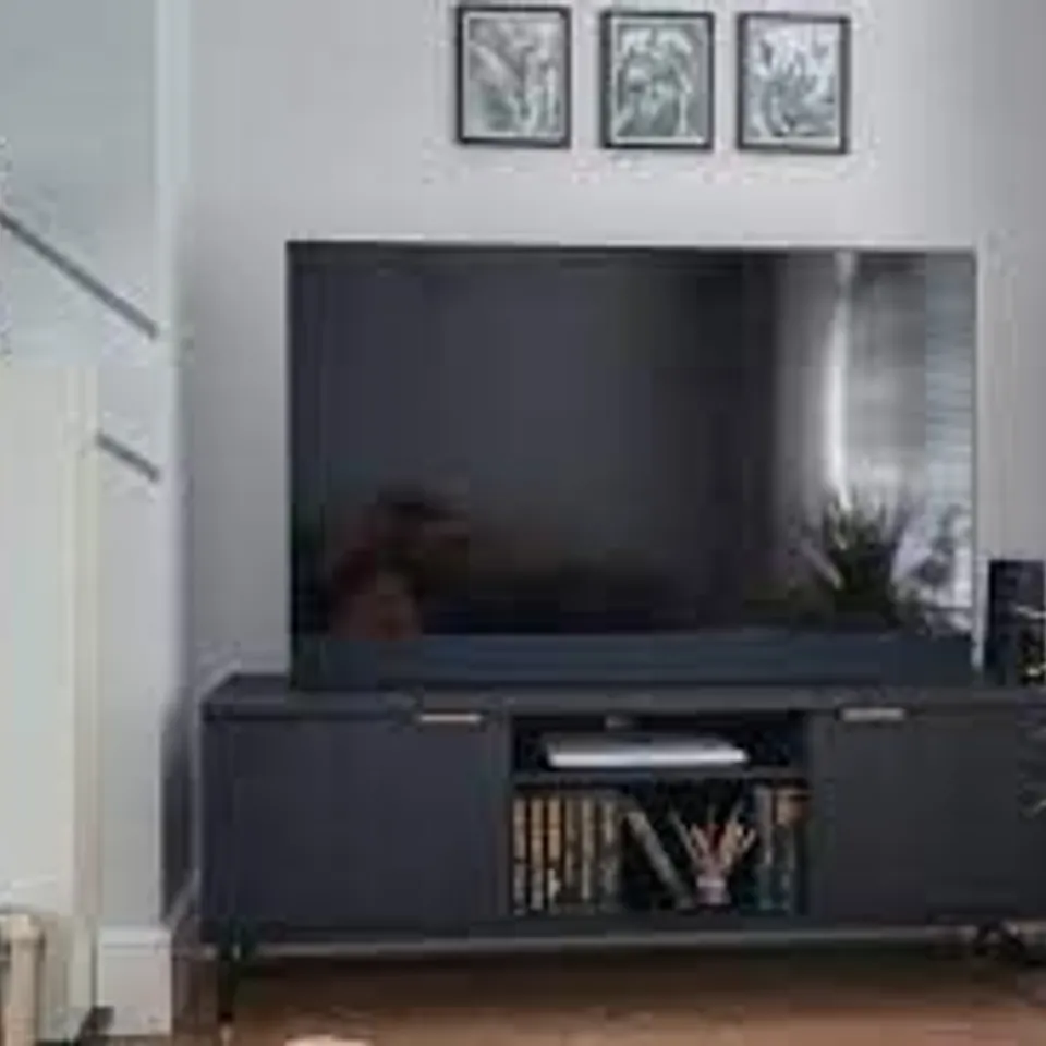 BOXED GRADE 1 COOPER WALNUT-EFFECT TV UNIT (1 BOX)