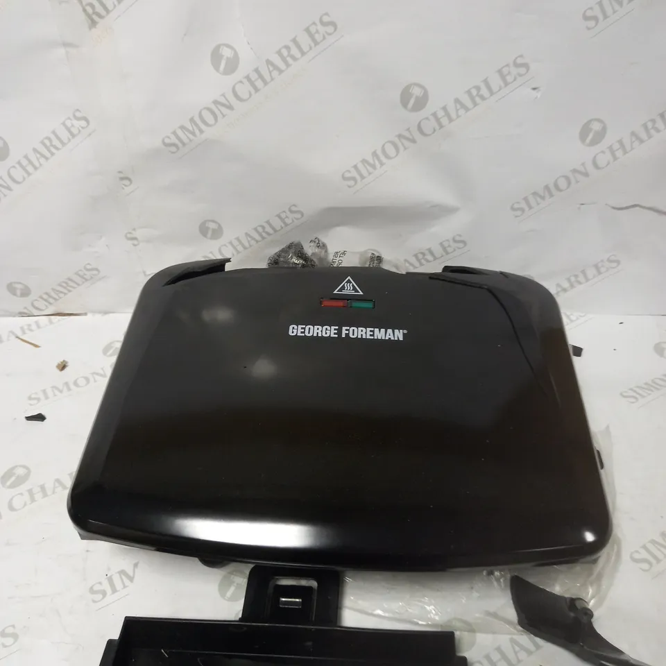 GEORGE FOREMAN MEDIUM REMOVABLE PLATES GRILL, BLACK [24330]