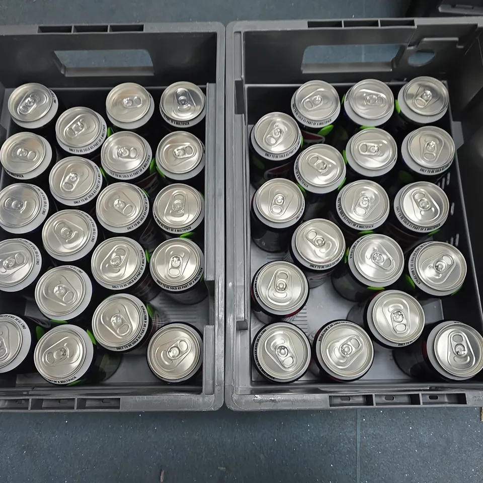 LOT OF APPROXIMATELY 40 330ML CANS OF PEPSI MAX AND MAX LIME