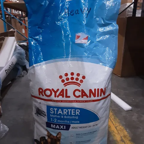 15 KG BAG OF ROYAL CANIN MAXI STARTER MOTHER & BABY DOG FOOD