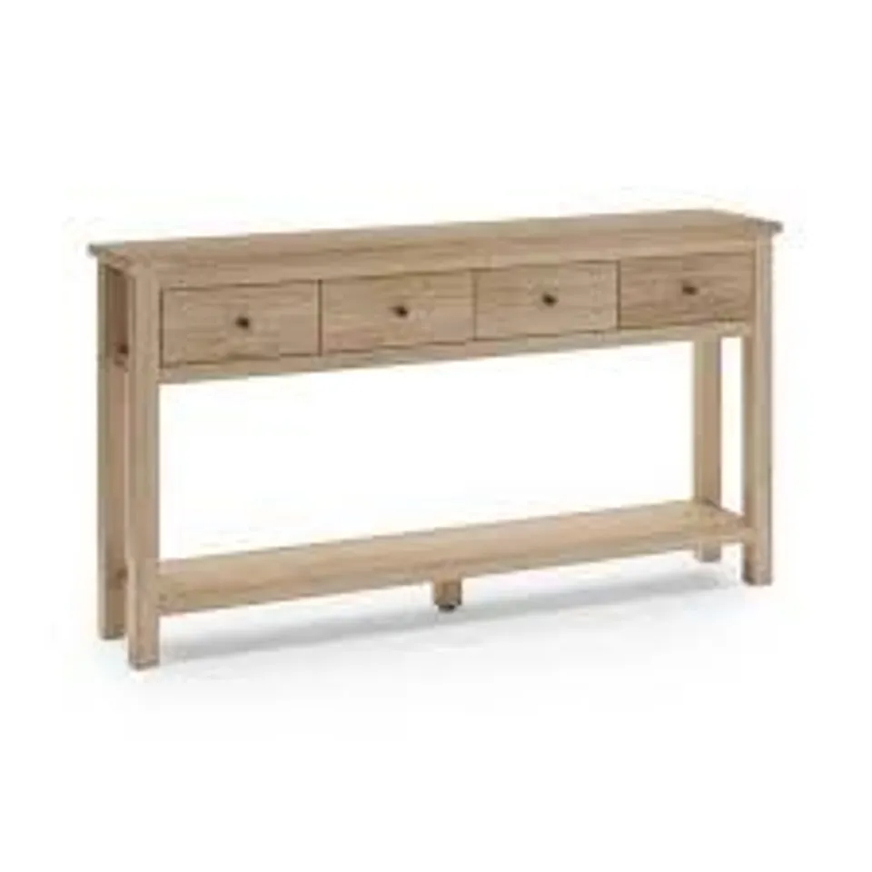 BOXED OLNEY EXTRA WIDE CONSOLE TABLE - OAK (1 BOX)