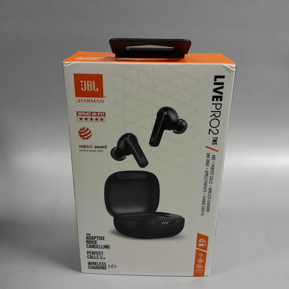 BOXED SEALED JBL LIVE PRO2 NOISE CANCELLING EARPHONES 