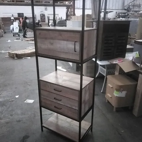 BIRLEA URBAN 3 DRAWER SHELVING UNIT