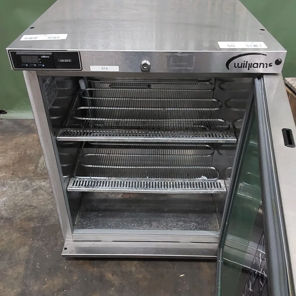 WILLIAMS LA135SA R290 R1 AMBER COMMERCIAL UNDER COUNTER FREEZER