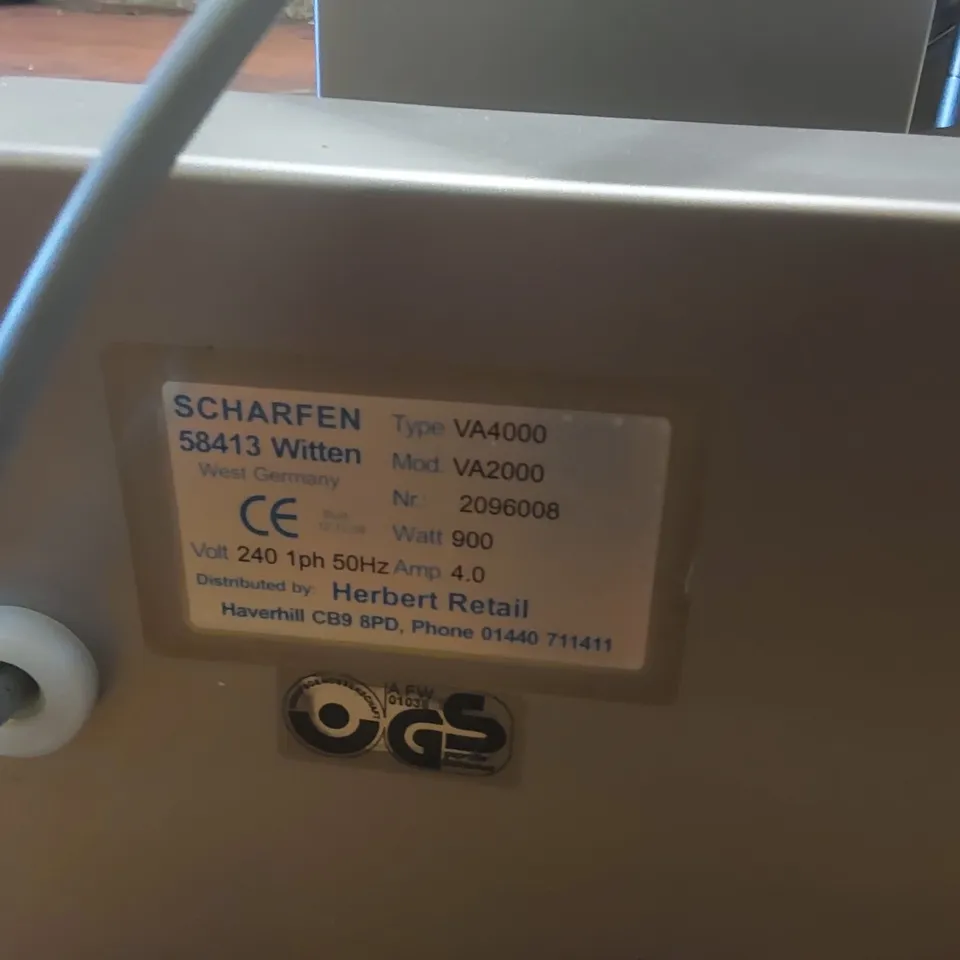 SCHARFEN COMMERCIAL AUTO MEAT SLICER MODEL VA2000