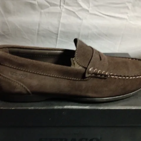 SEBAGO BROWN SUEDE MOCCASIN LOAFERS – UK SIZE 10