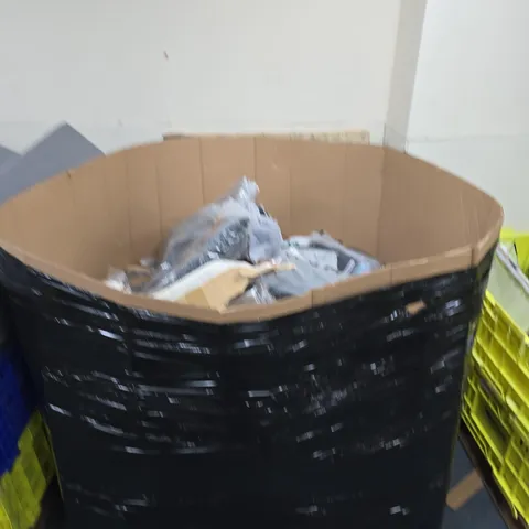 PALLET OF APPROX 100 ASSORTED ITEMS TO INCLUDE CLOTHING , SHOES AND MATS