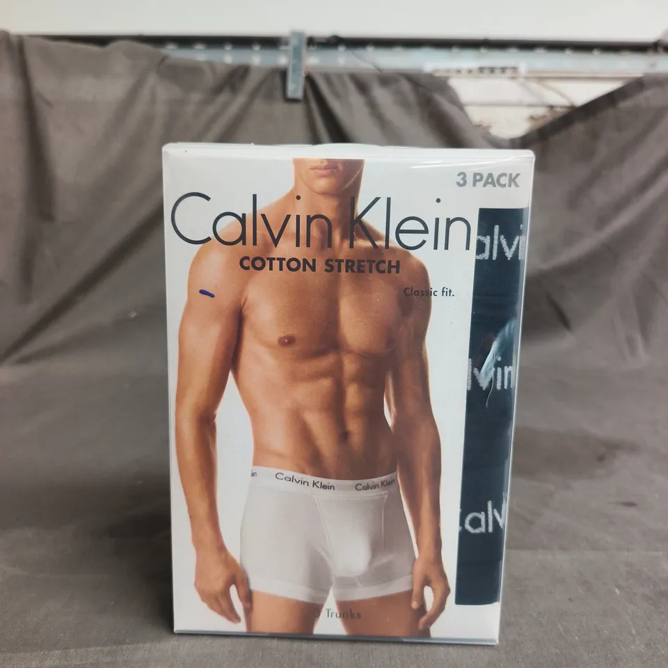 CALVIN KLEIN BLACK BOXER TRUNKS SIZE XL 