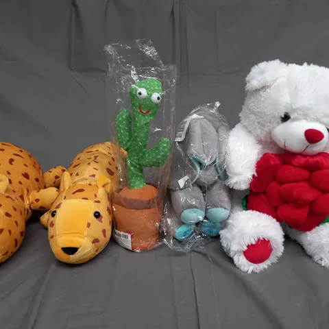 MEDIUM BOX OF ASSORTED STUFFED TEDDIES