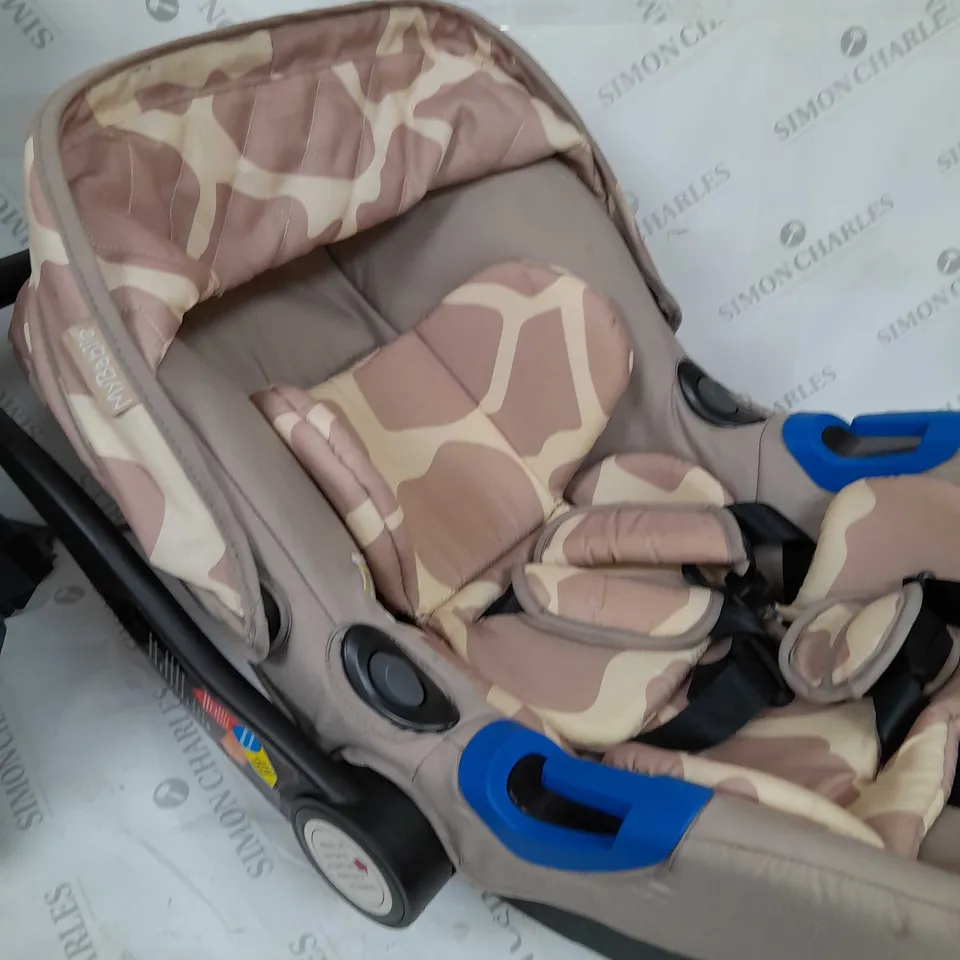 MY BABIIE DANI DYER ROSE GOLD GIRAFFE TRAVEL SYSTEM [COLLECTION ONLY] RRP £369.99