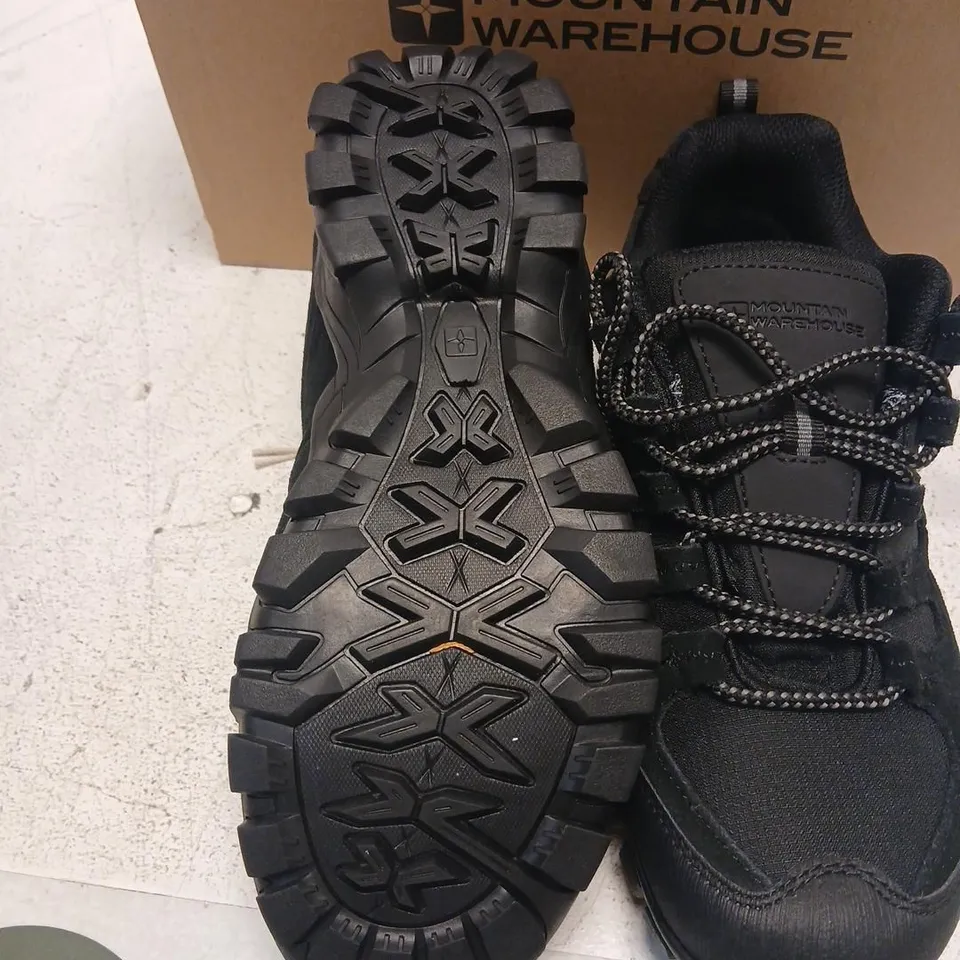 MOUNTAIN WAREHOUSE BELFOUR WOMEN'S WATERPROOF OUTDOOR WALKING SHOES – BLACK, UK 7 (US 9, EU 40)