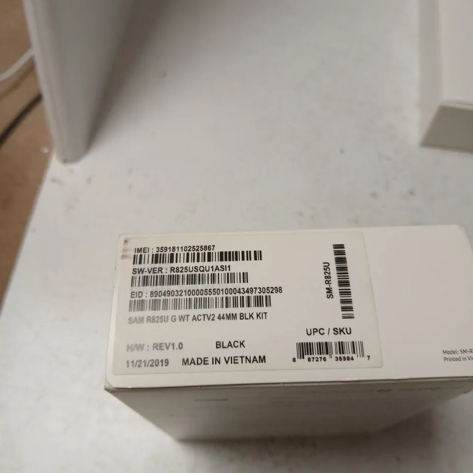 SAMSUNG GALAXY WATCH ACTIVE2 44MM BLACK LTE KIT – BOXED