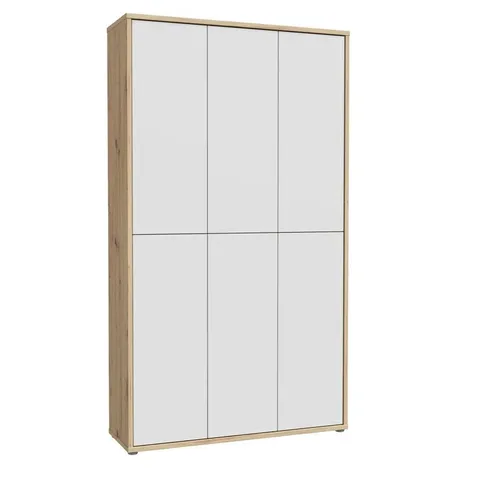 BOXED ALICE SPRINGS 32 PAIR SHOE STORAGE CABINET (3 BOXES)