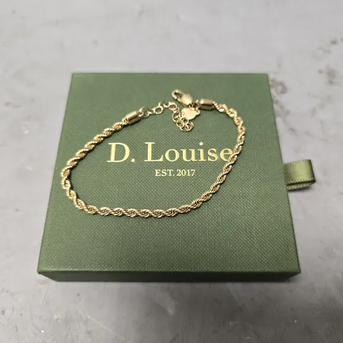 BOXED D.LOUISE GOLDEN BANGLE 