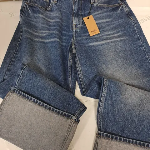 HUSH CARLY TURN UP CROPPED JEANS - 10