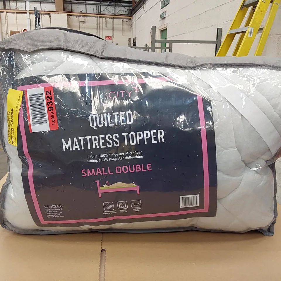 BAGGED SNUGCITY 2.5CM MATTRESS TOPPER - SMALL DOUBLE (1 ITEM)