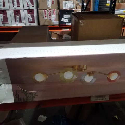 BOXED DUNELM ELIZA 4 LIGHT SEMI-FLUSH CEILING FITTING 