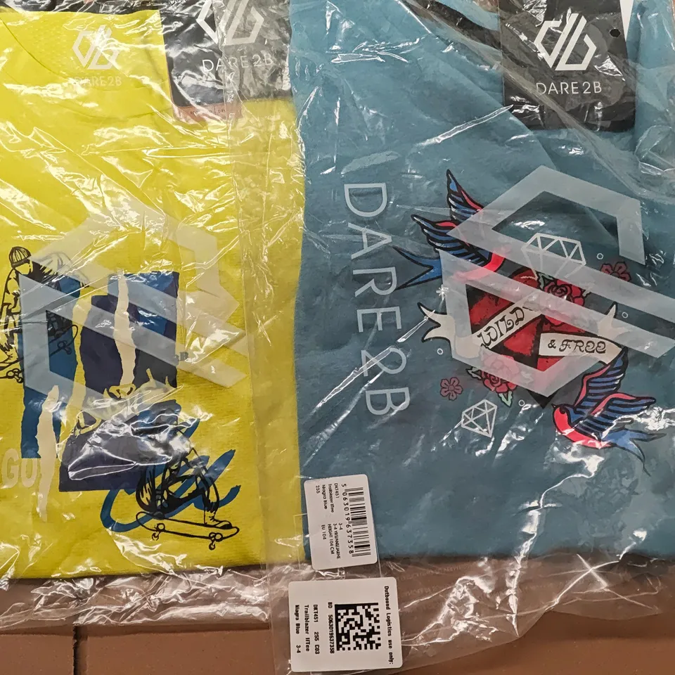 LOT OF 8 BRAND NEW DARE2BE KIDS T-SHIRTS - VARIOUS SIZES