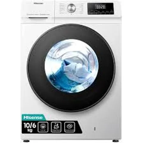 PACKAGED HISENSE WDQA1014EVJM 3 SERIES WASHER DRYER