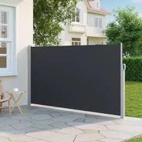 BOXED BREEINS GREY RETRACTABLE SIDE AWNING 3 X 1.6M