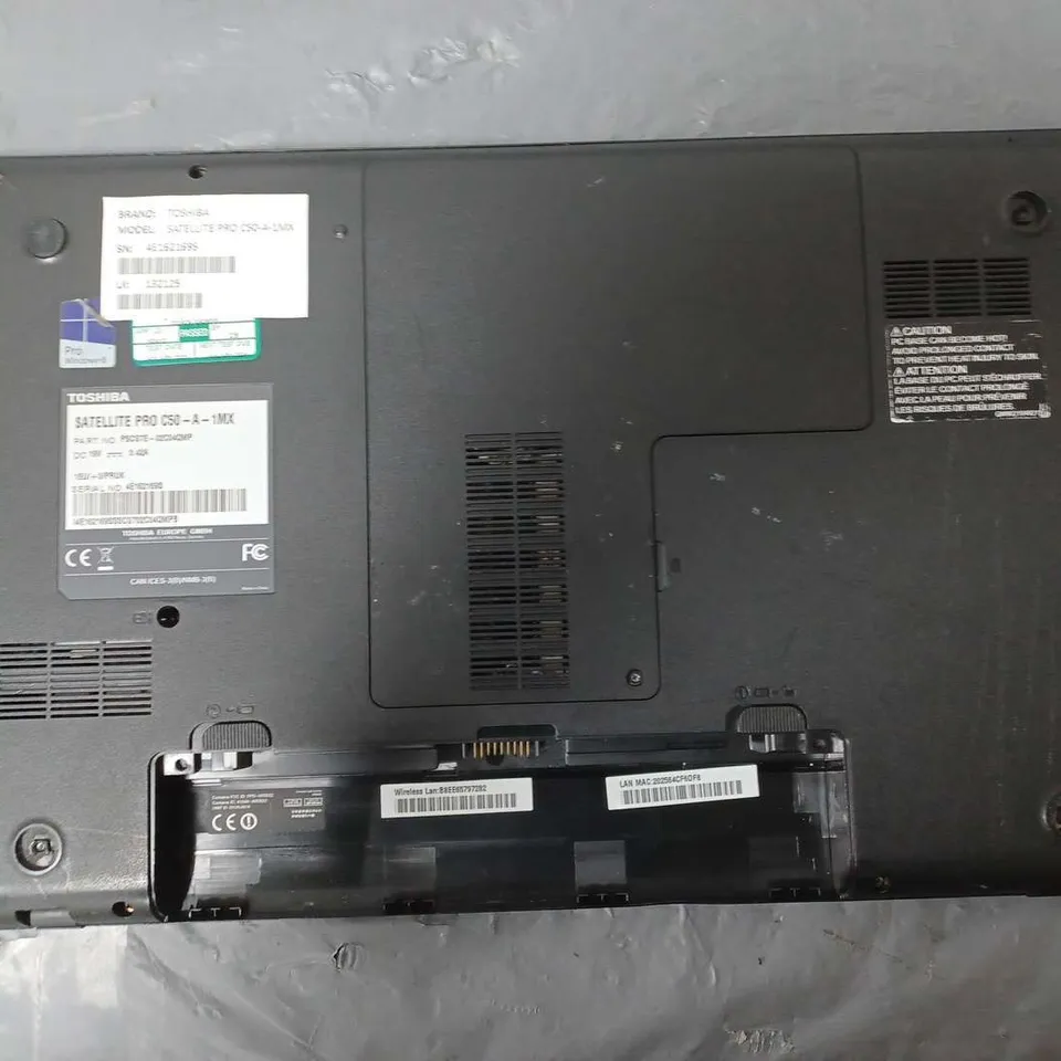 TOSHIBA SATELLITE PRO C50-A-1MX	15 INCH	I3-3110M 2.40GHZ