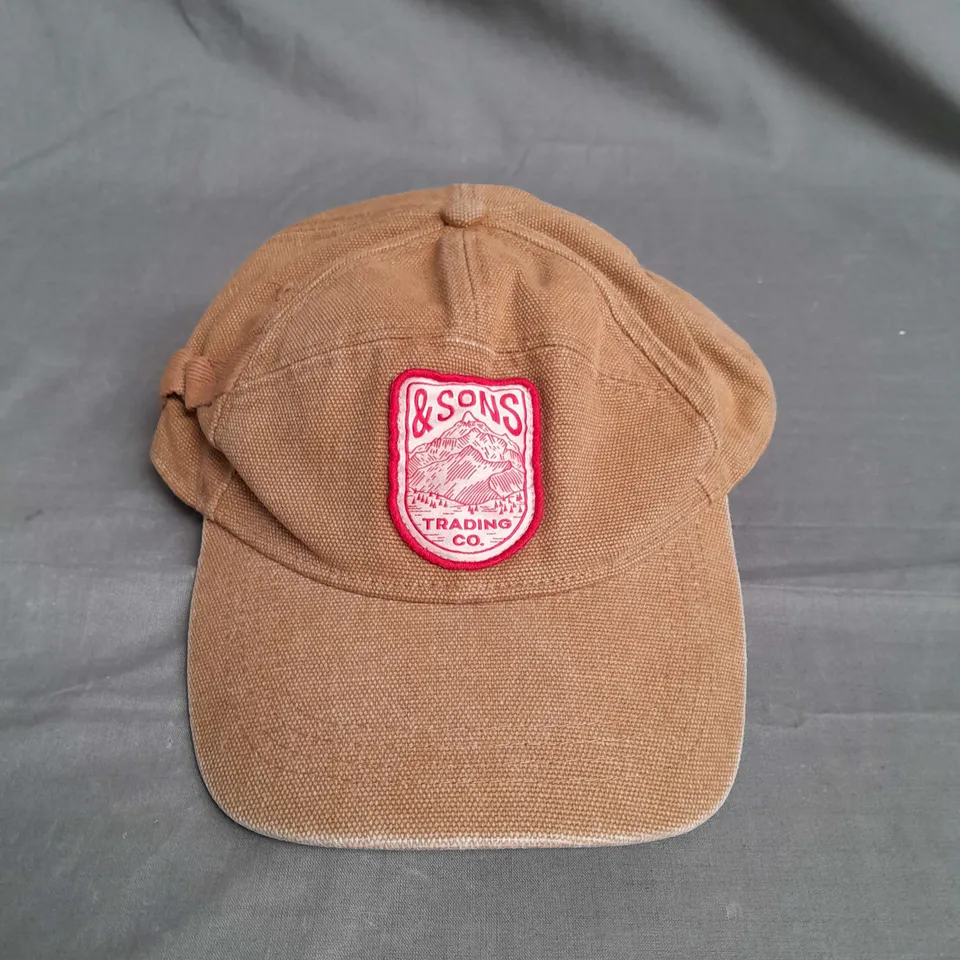&SONS TRADING FELL CAP TAN 