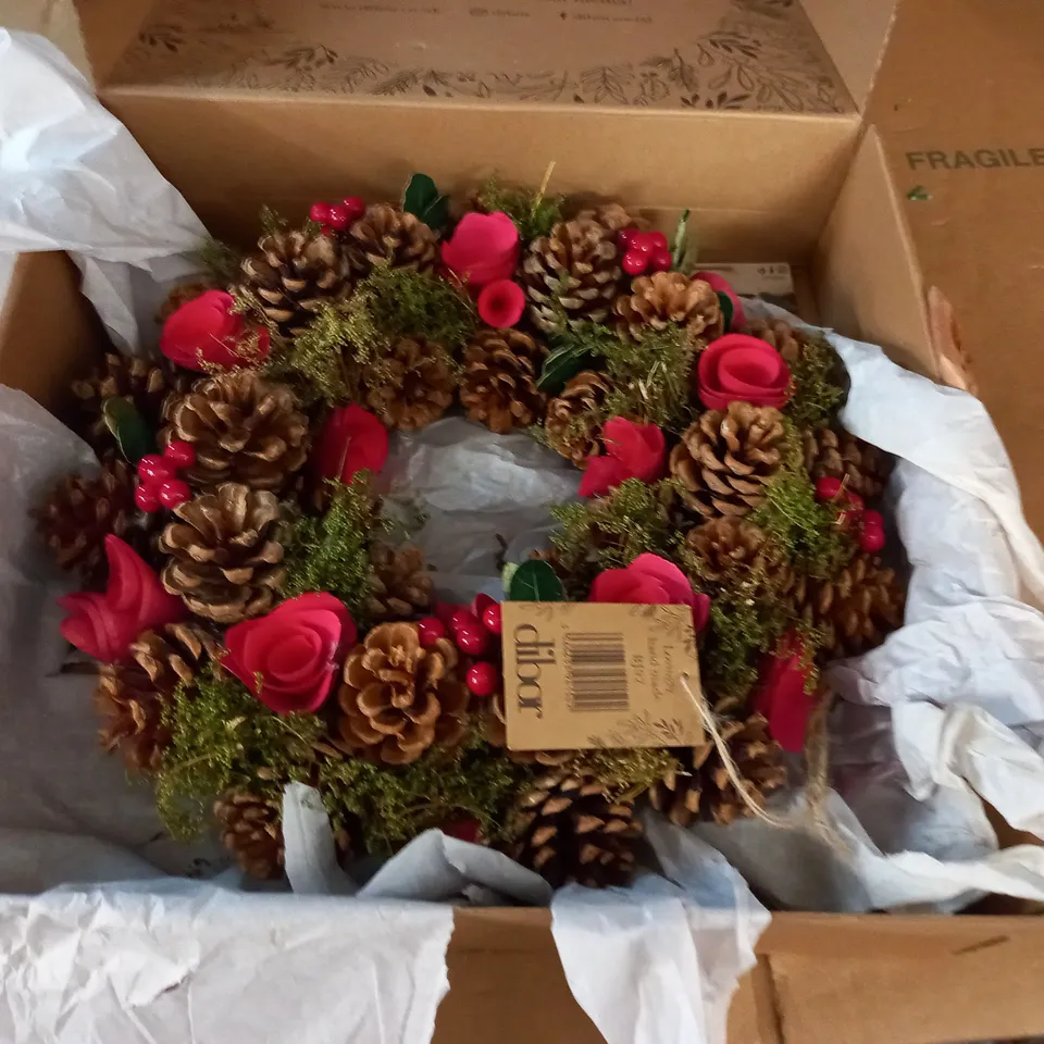 BOXED DIBOR WINTER WREATH