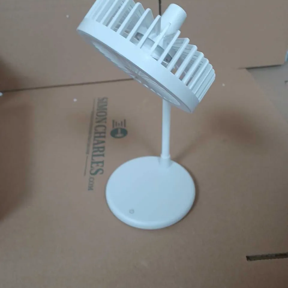 FOLDABLE DESK FAN WITH LED LIGHT