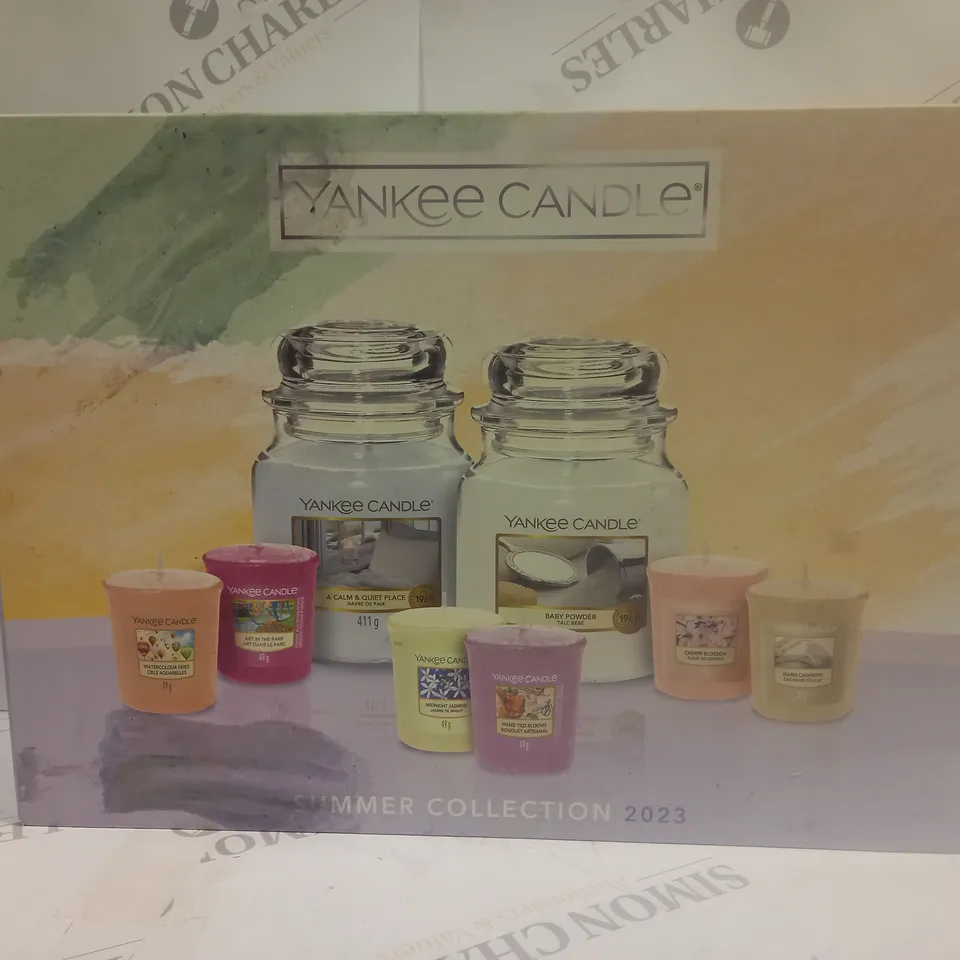 BOXED YANKEE CANDLE SUMMER COLLECTION 2023
