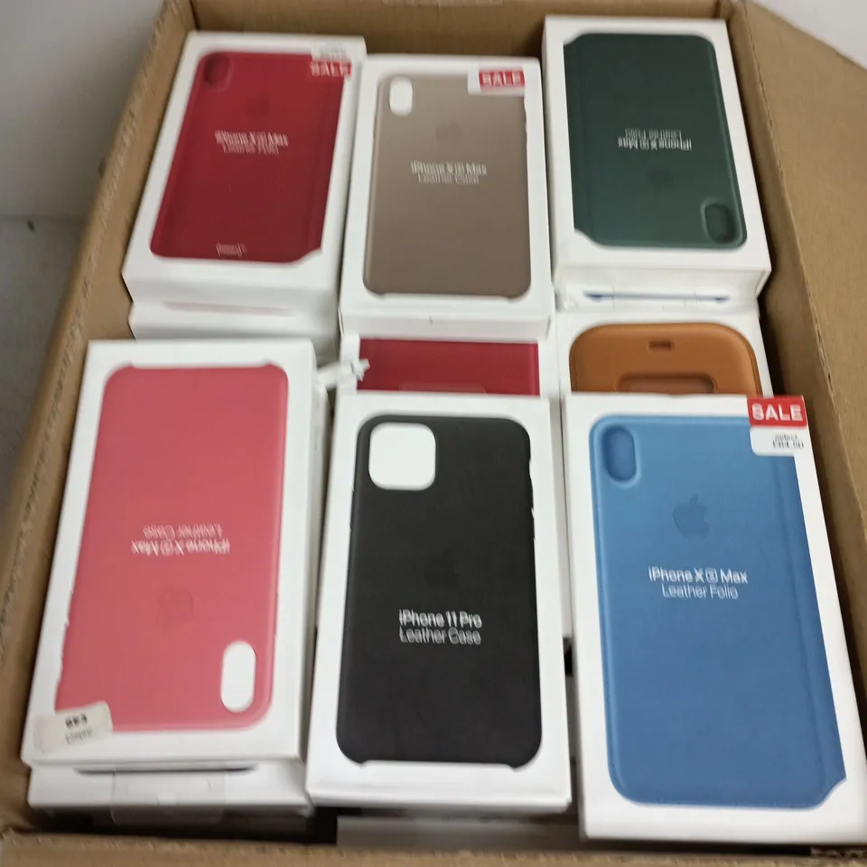 BOX OF APPROXIMATELY 80 PHONE CASES