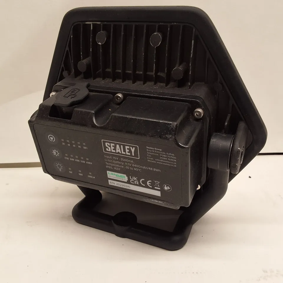 SEALEY LED RECHARGEABLE WORK LIGHT – 11.1V LI-ION, 48.8WH