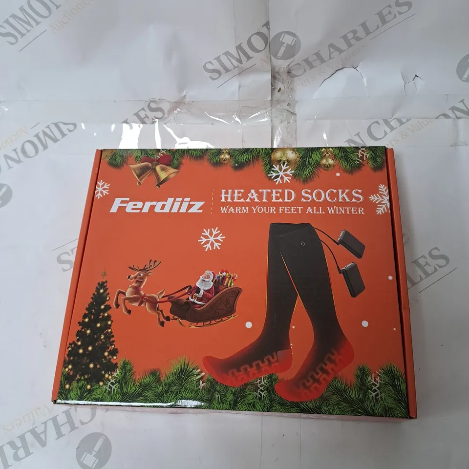 FERDIIZ HEATED SOCKS,RECHARGEABLE 5V