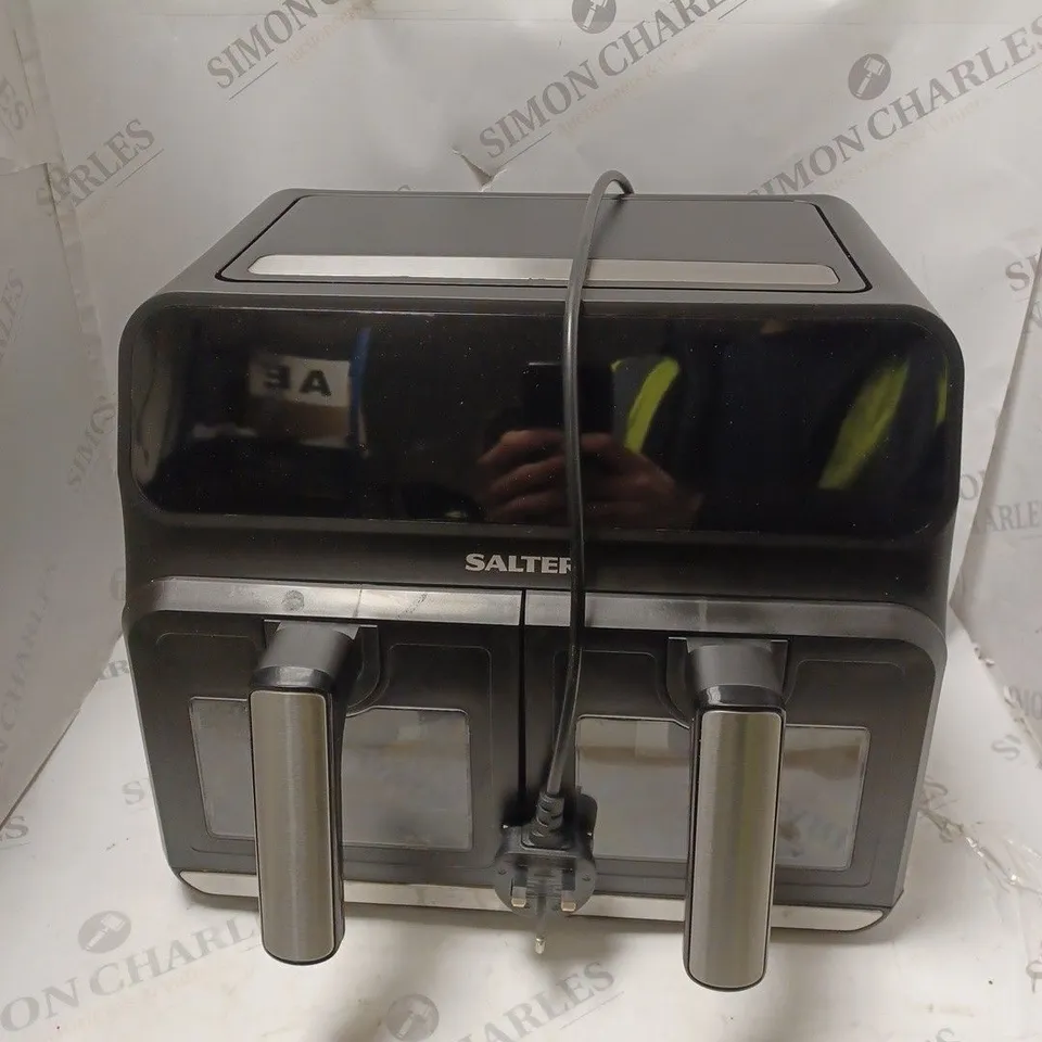 BOXED SALTER DUAL AIR FRYER 7.6L
