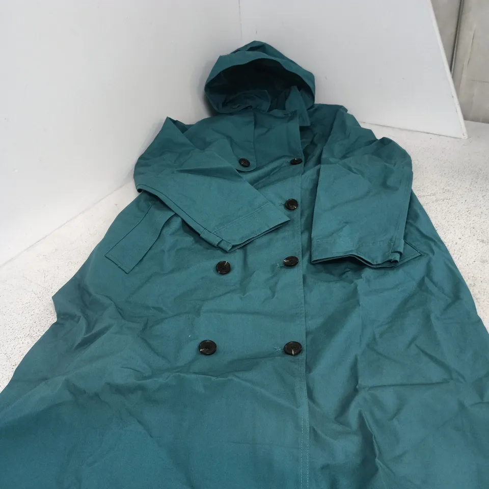 SEASALT CORNWALL RAIN COAT – TEAL, UK 16 (EU 44) – WOMEN'S