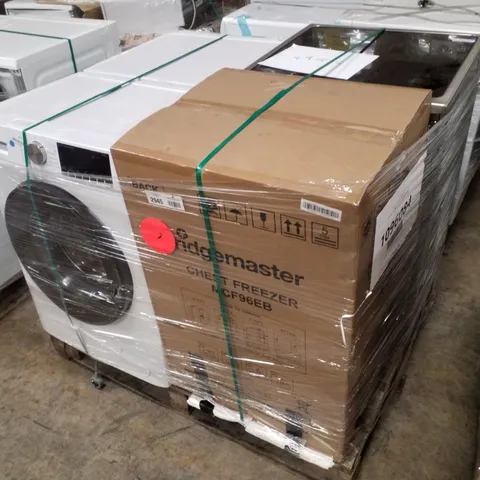 PALLET OF APPROXIMATELY 4 UNPROCESSED RAW RETURN WHITE GOODS TO INCLUDE