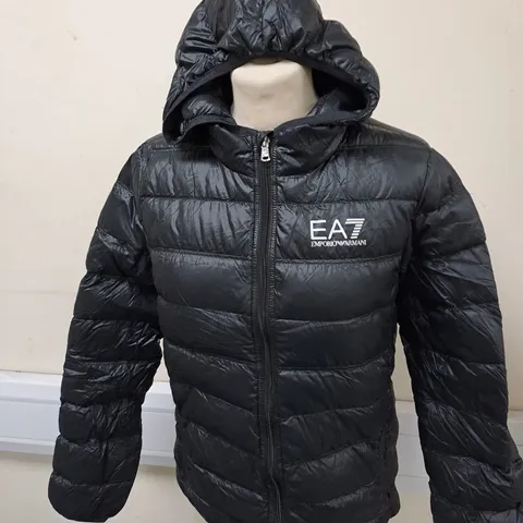 BLACK ARMANI WINTER COAT SIZE 14A 